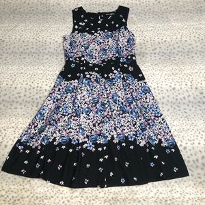 Karl Lagerfeld Paris Dress Floral Sleeveless